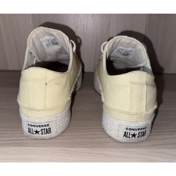 CONVERSE CHUCK TAYLOR ALL STAR ESPADRILLE (Yellow) Women’s Size 9 - Picture 9 of 11
